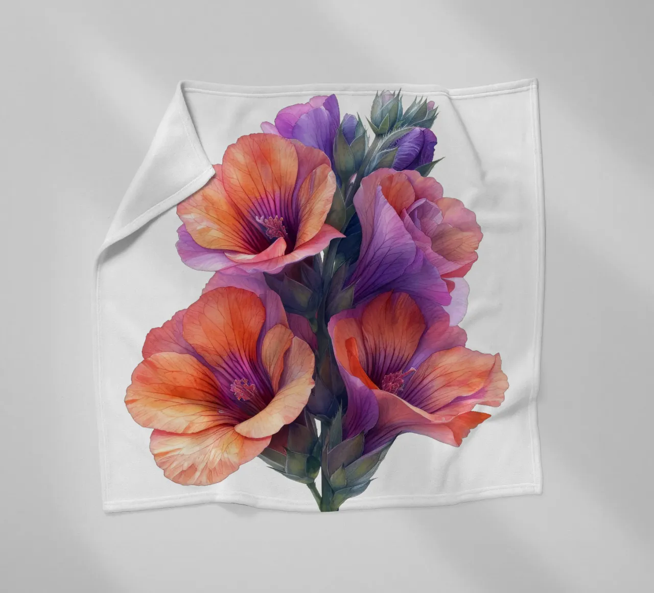 Leeuwenbek Bloem fleecedeken van Bold Blooms