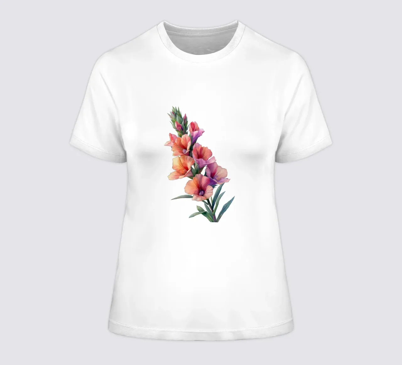 Leeuwenbek Bloem dames t-shirt getailleerd van Bold Blooms