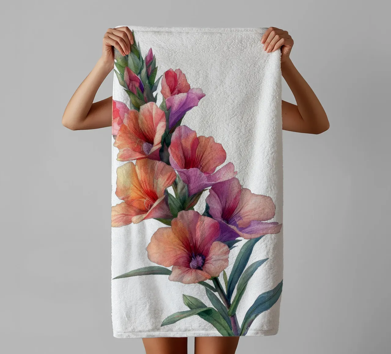 Leeuwenbek Bloem badhanddoek van Bold Blooms