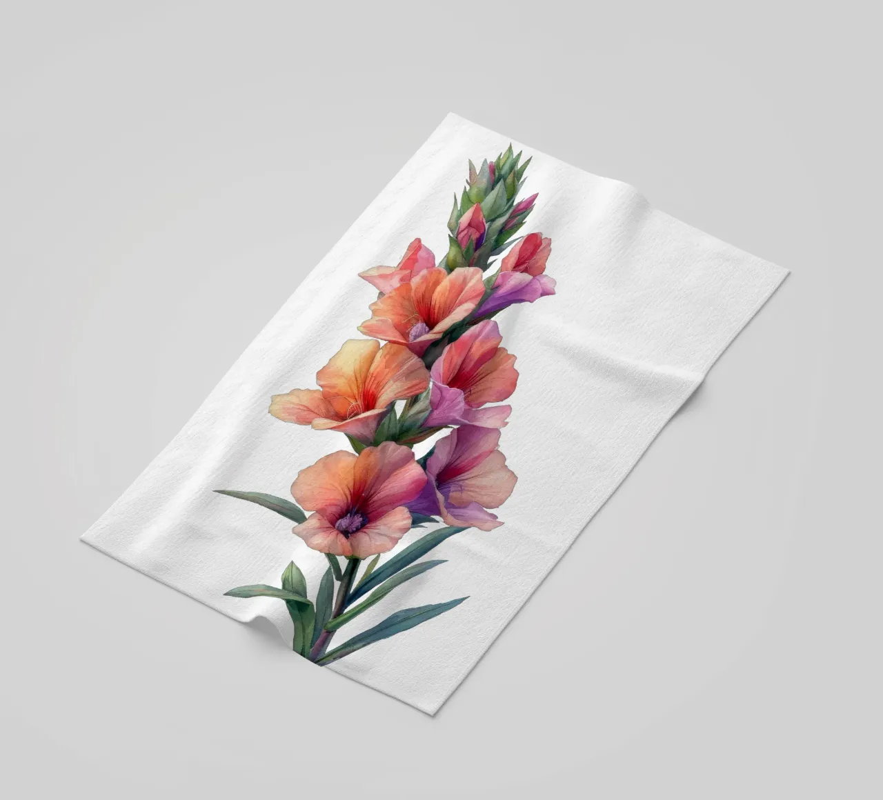 Leeuwenbek Bloem strandhanddoek van Bold Blooms