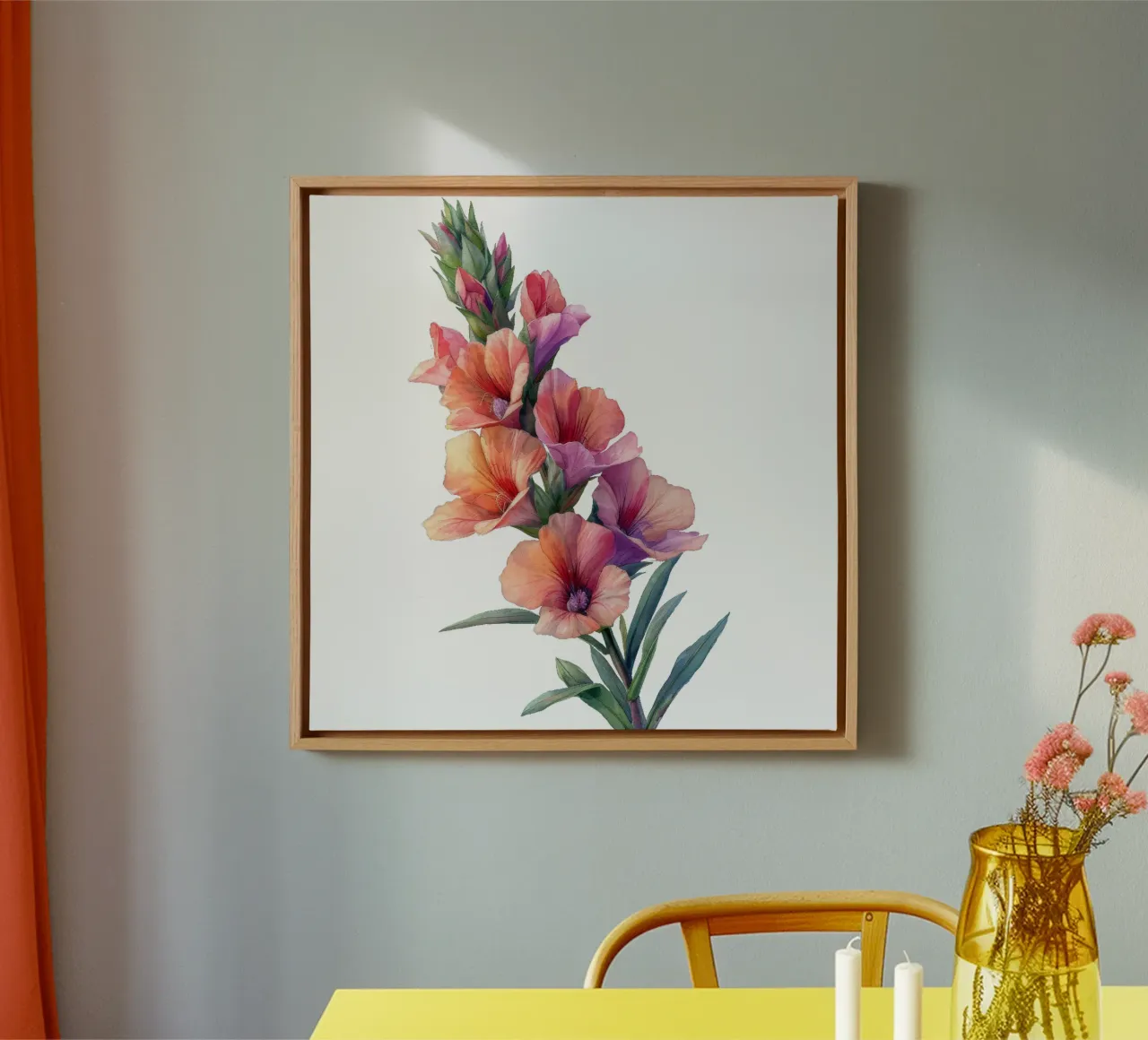 Leeuwenbek Bloem canvas van Bold Blooms