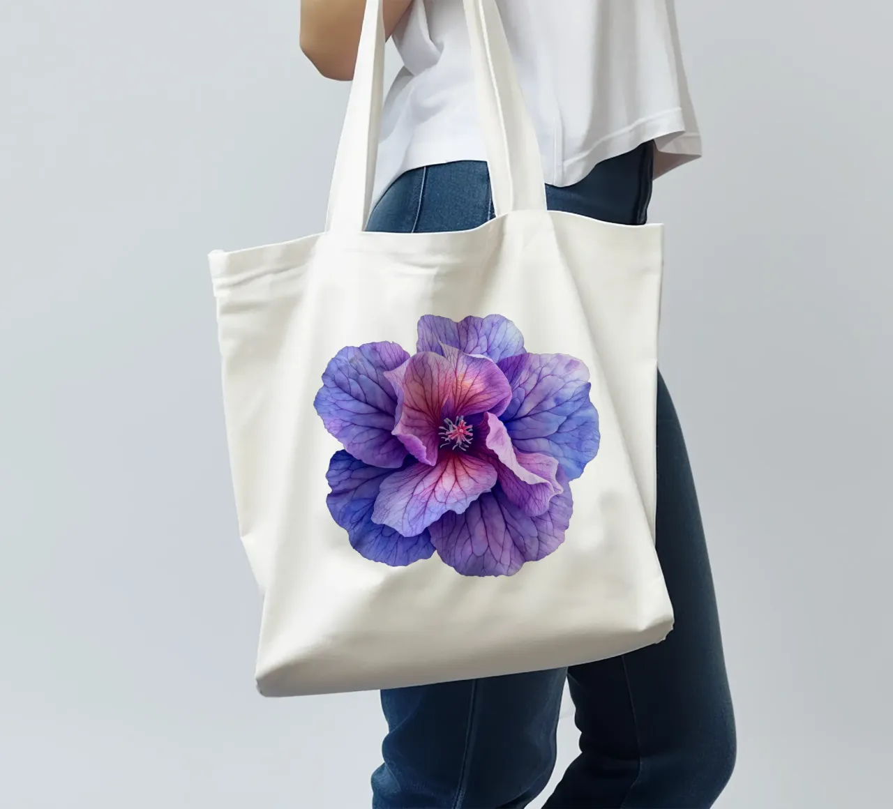 Leeuwenbek Bloem jute draagtas van Bold Blooms