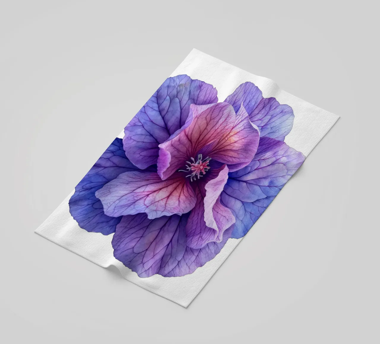 Leeuwenbek Bloem strandhanddoek van Bold Blooms