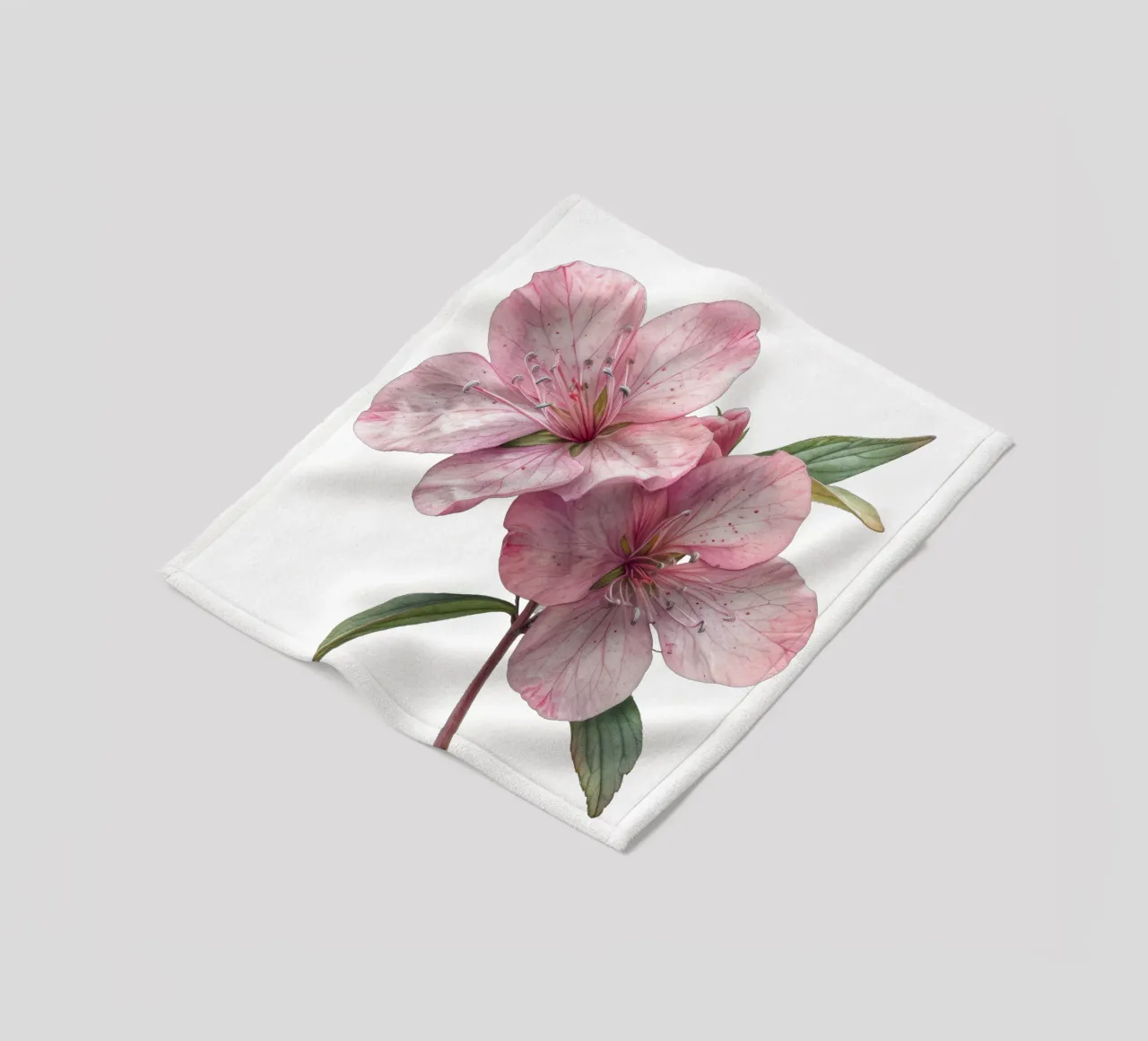 Zeepkruid Bloem fleecedeken van Bold Blooms