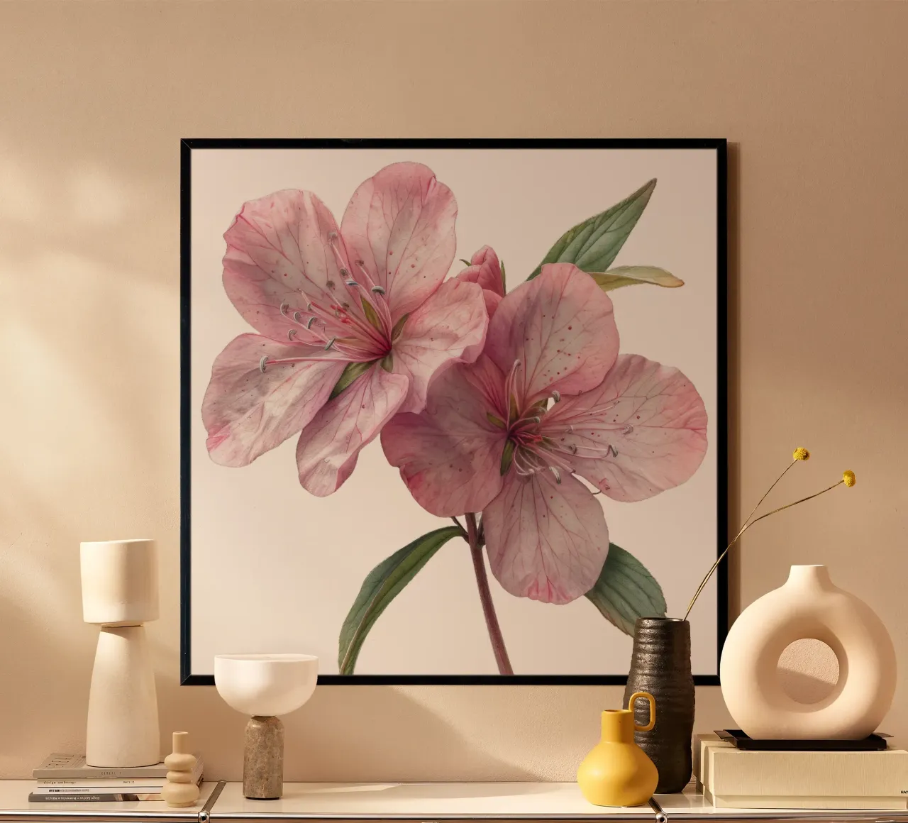 Zeepkruid Bloem poster van Bold Blooms