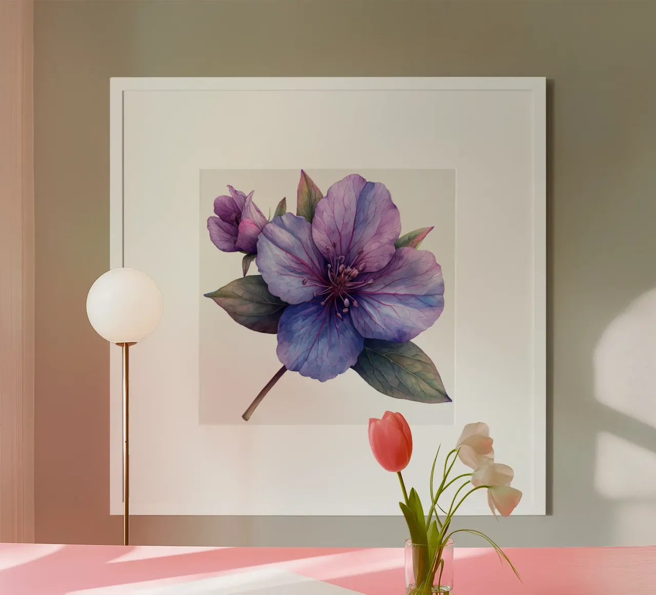 Zeepkruid Bloem poster van Bold Blooms