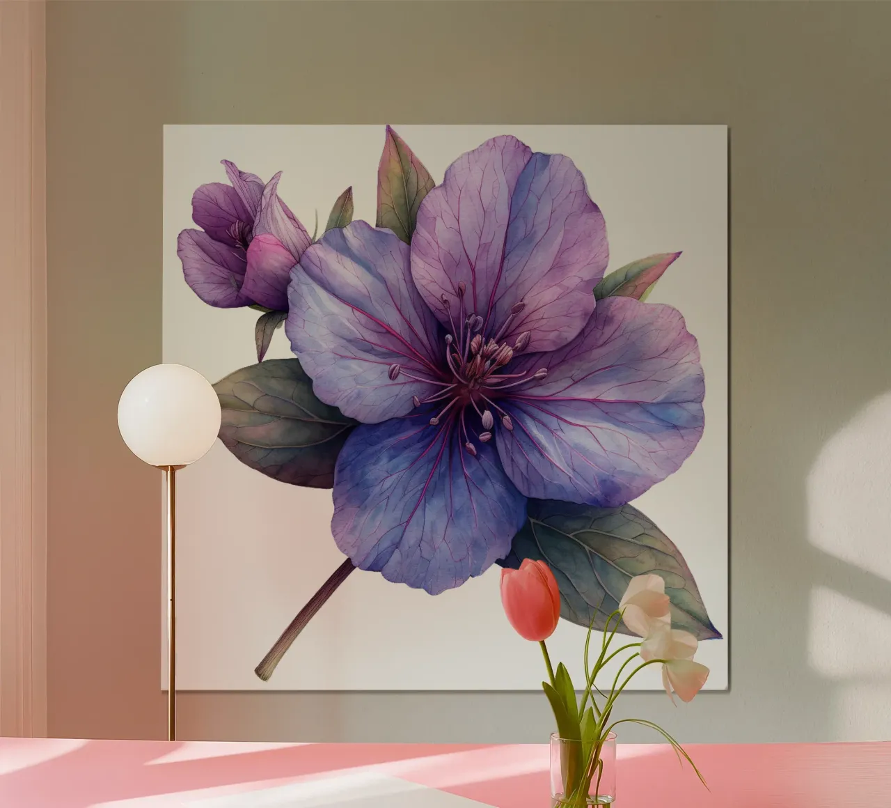 Zeepkruid Bloem poster van Bold Blooms