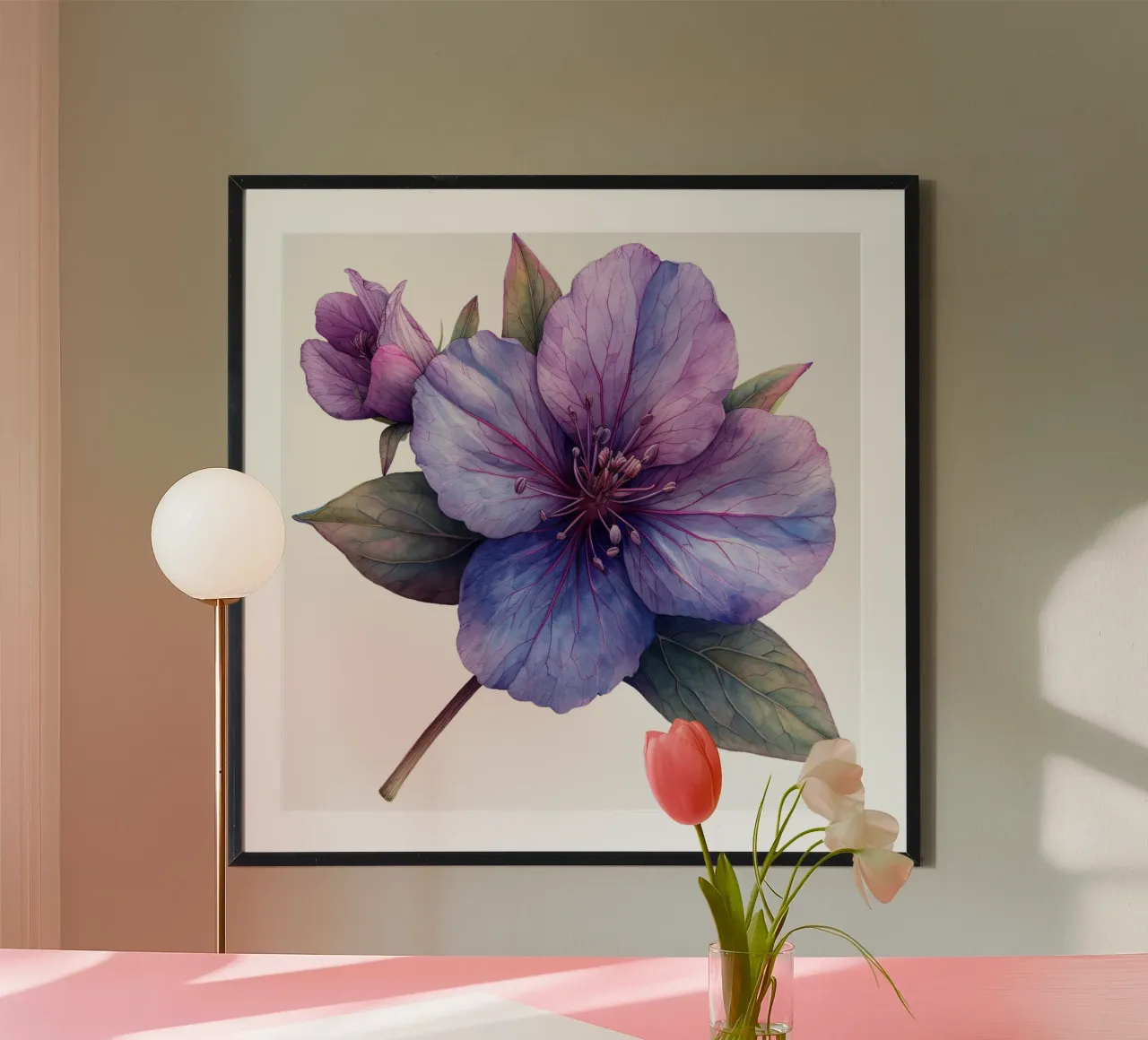 Zeepkruid Bloem poster van Bold Blooms