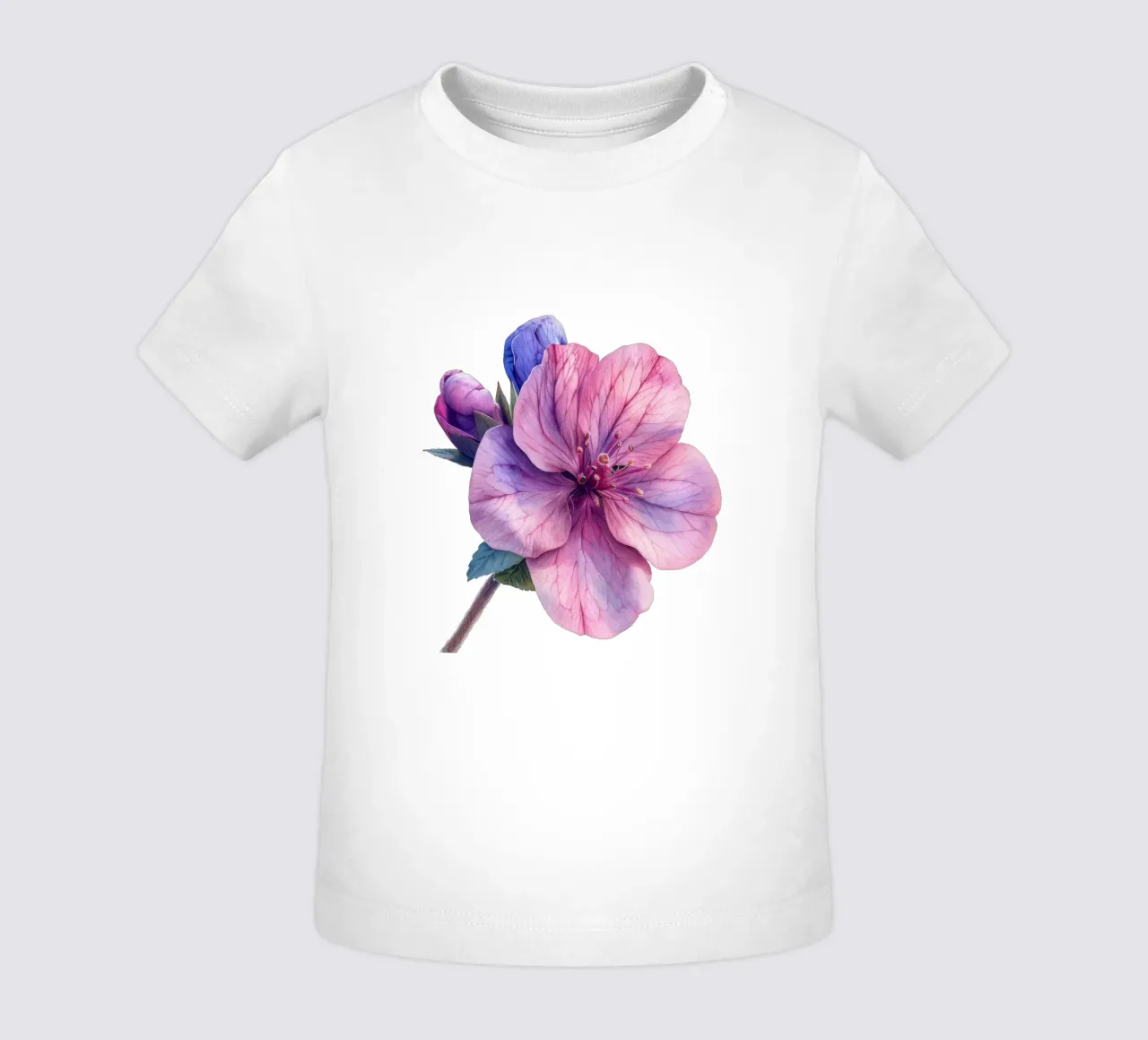 Fleur de saponaire t-shirt pour bébé de Bold Blooms