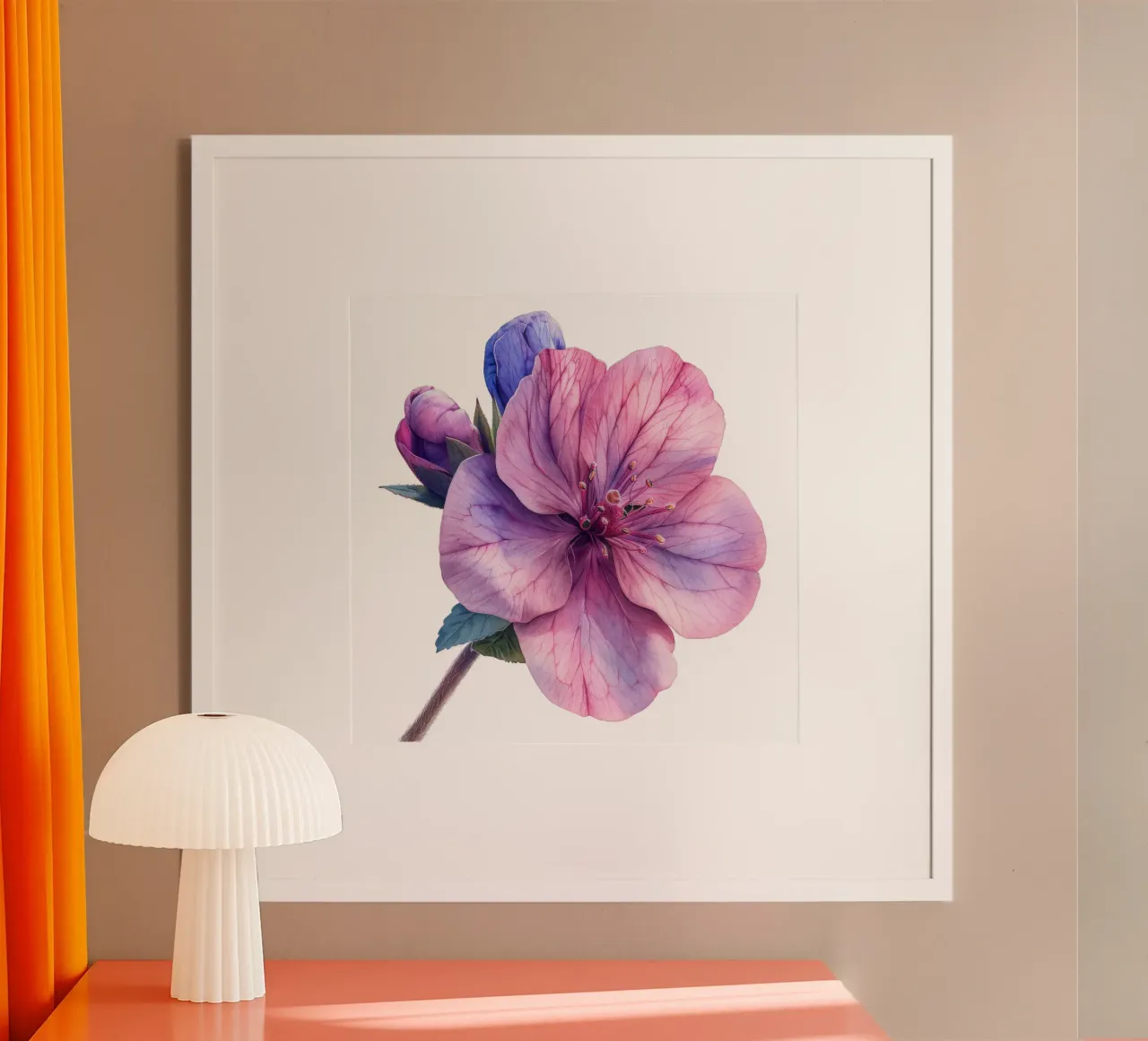 Seifenkrautblüte Hahnemühle von Bold Blooms