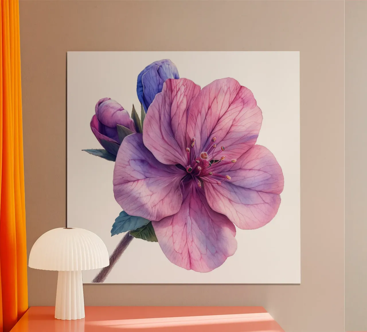 Seifenkrautblüte Hahnemühle von Bold Blooms
