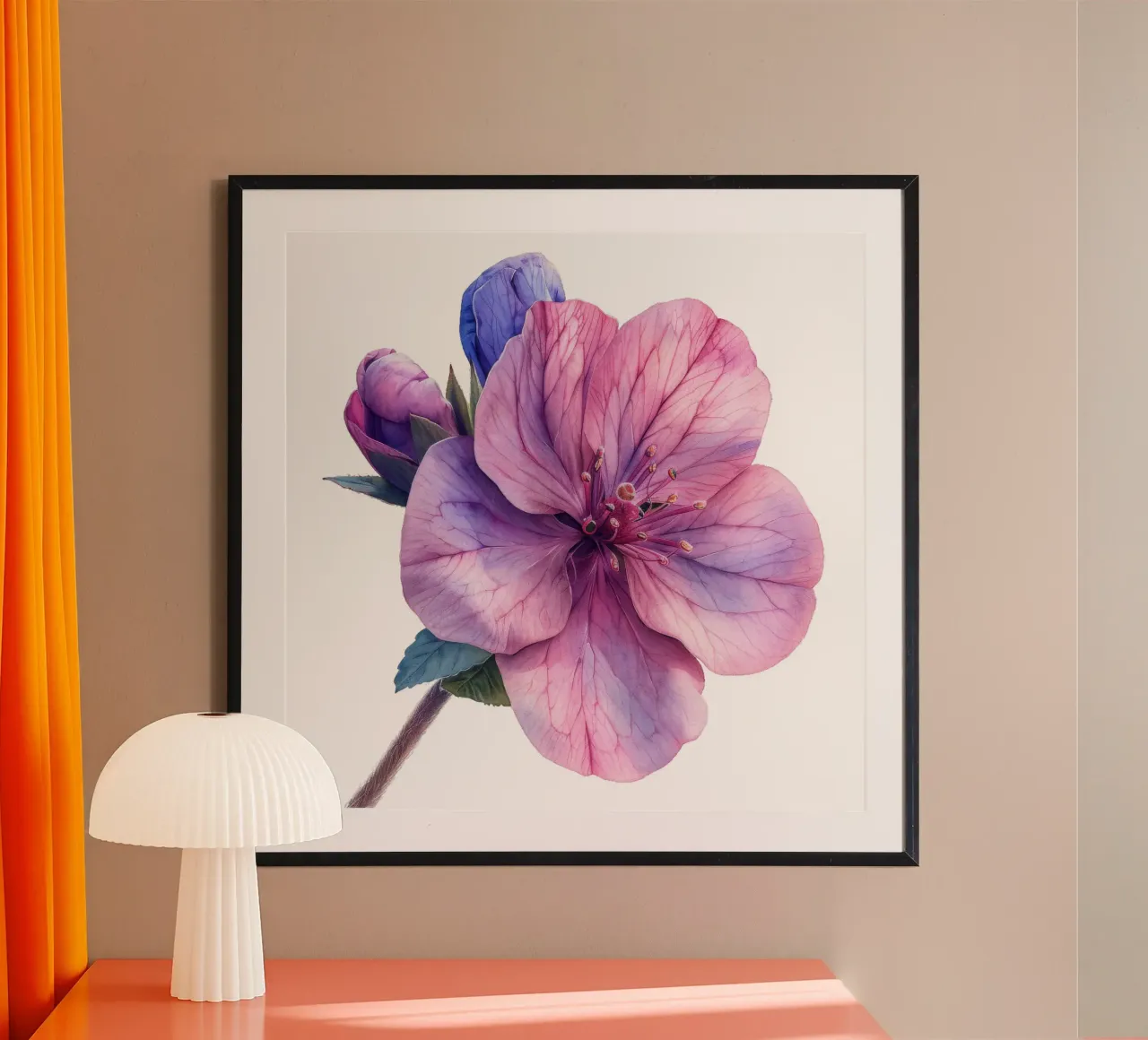 Seifenkrautblüte Hahnemühle von Bold Blooms