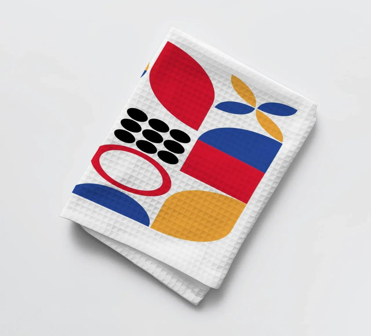 Geometric Pattern Bauhaus Style Geschirrtuch von Kim Hubball Studio