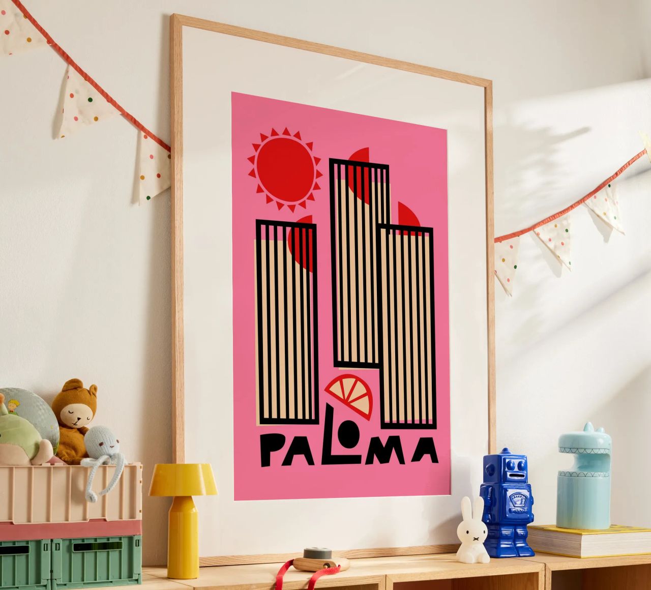 Paloma Cocktail poster by Fox & Velvet