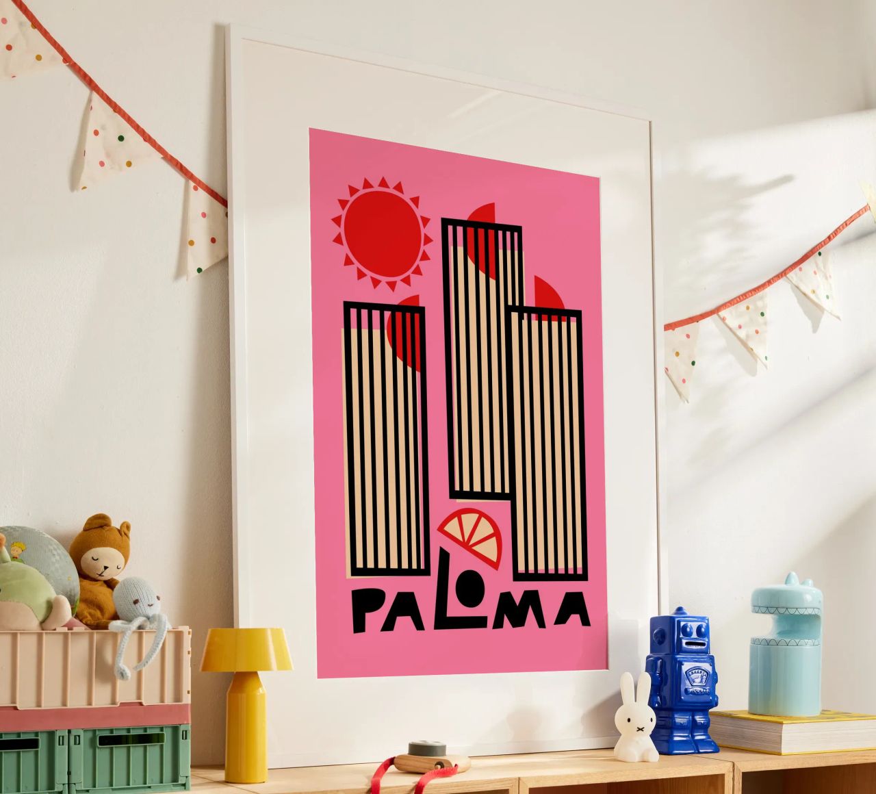 Paloma Cocktail poster by Fox & Velvet