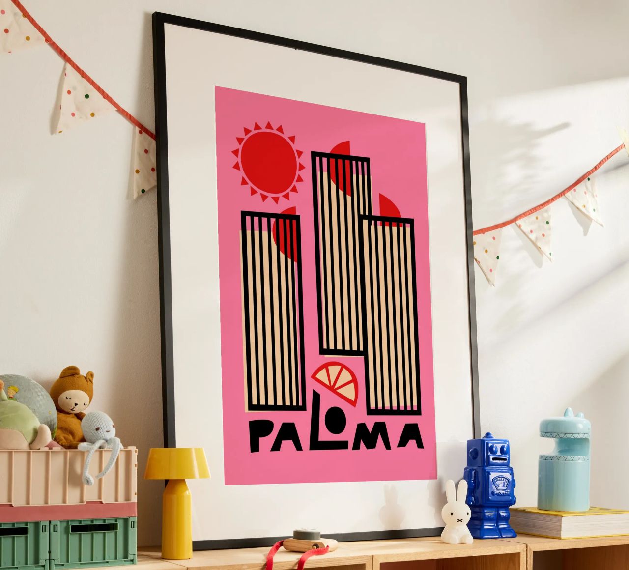 Paloma Cocktail poster by Fox & Velvet
