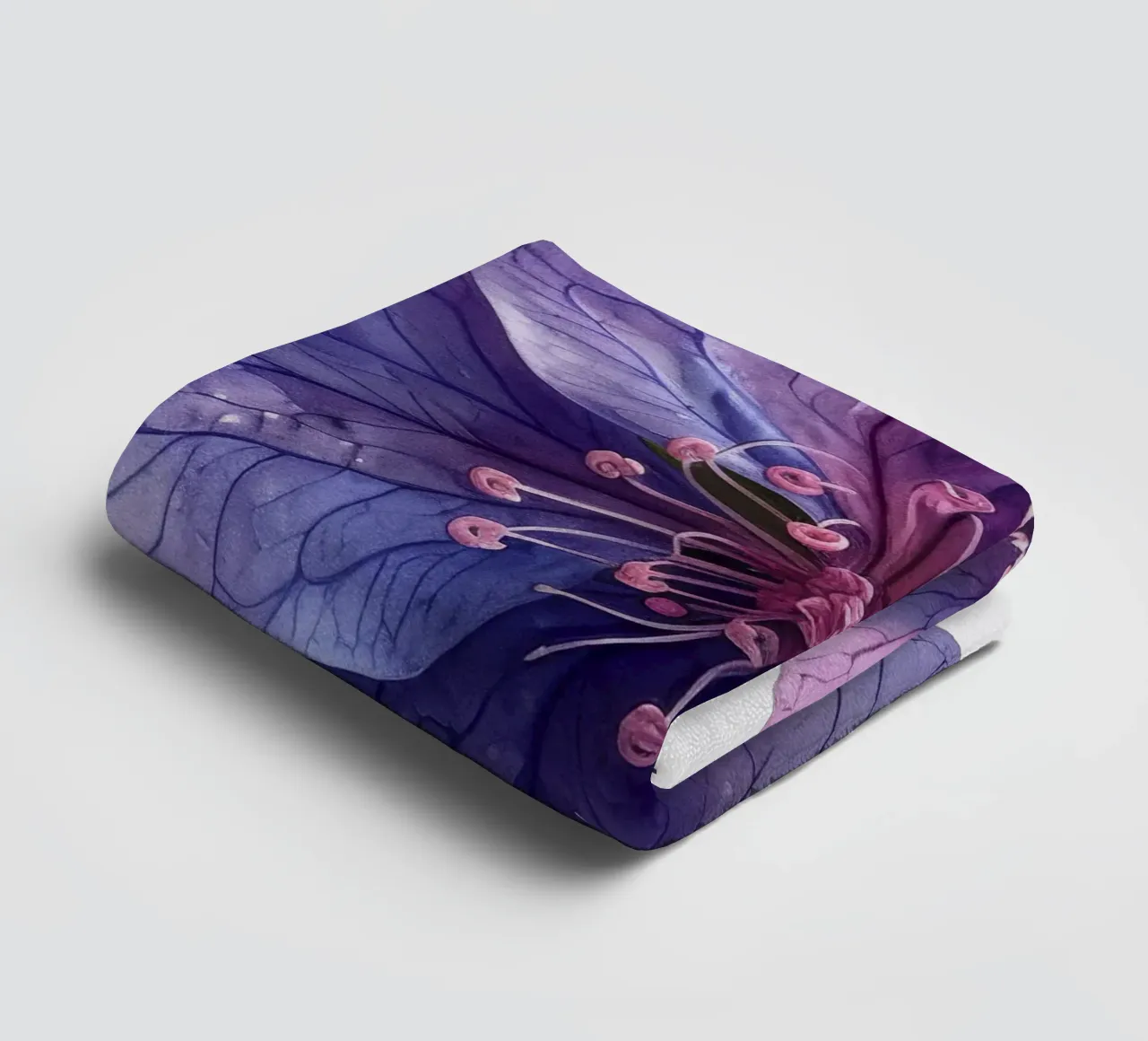 Zeepkruid Bloem badhanddoek van Bold Blooms