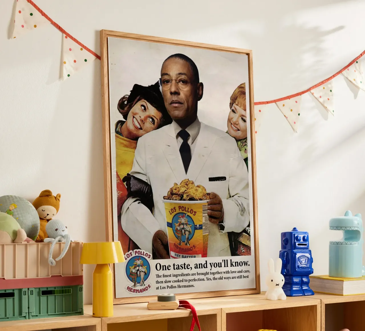 Pollos Hermanos plexiglass da Ads Libitum
