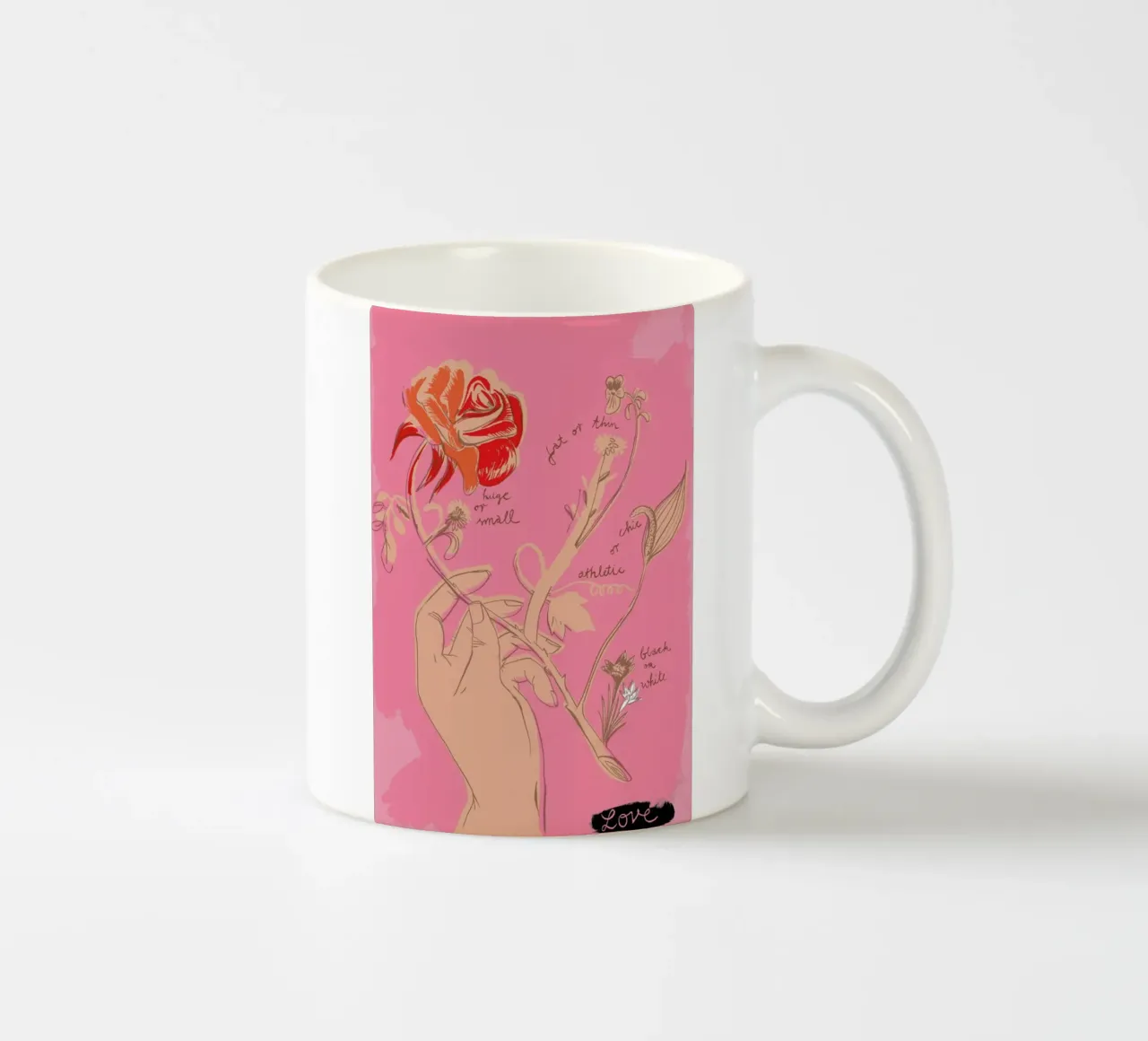 Unconditional Love Keramik Tasse von Monika Aichele