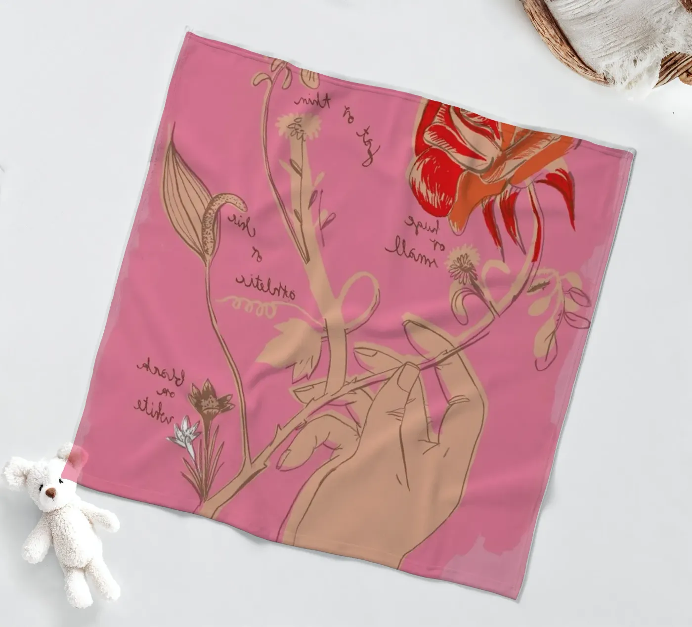 Unconditional Love Fleecedecke von Monika Aichele