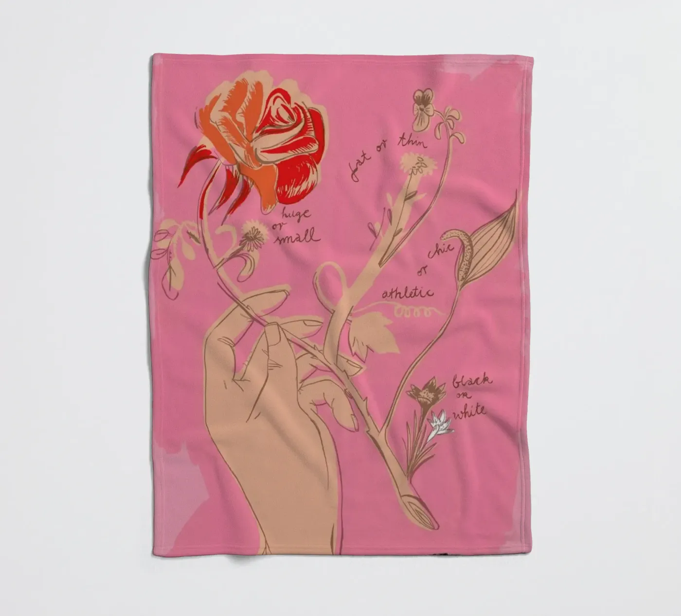 Unconditional Love Fleecedecke von Monika Aichele