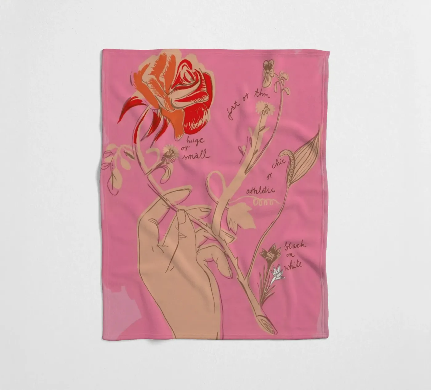 Unconditional Love Fleecedecke von Monika Aichele
