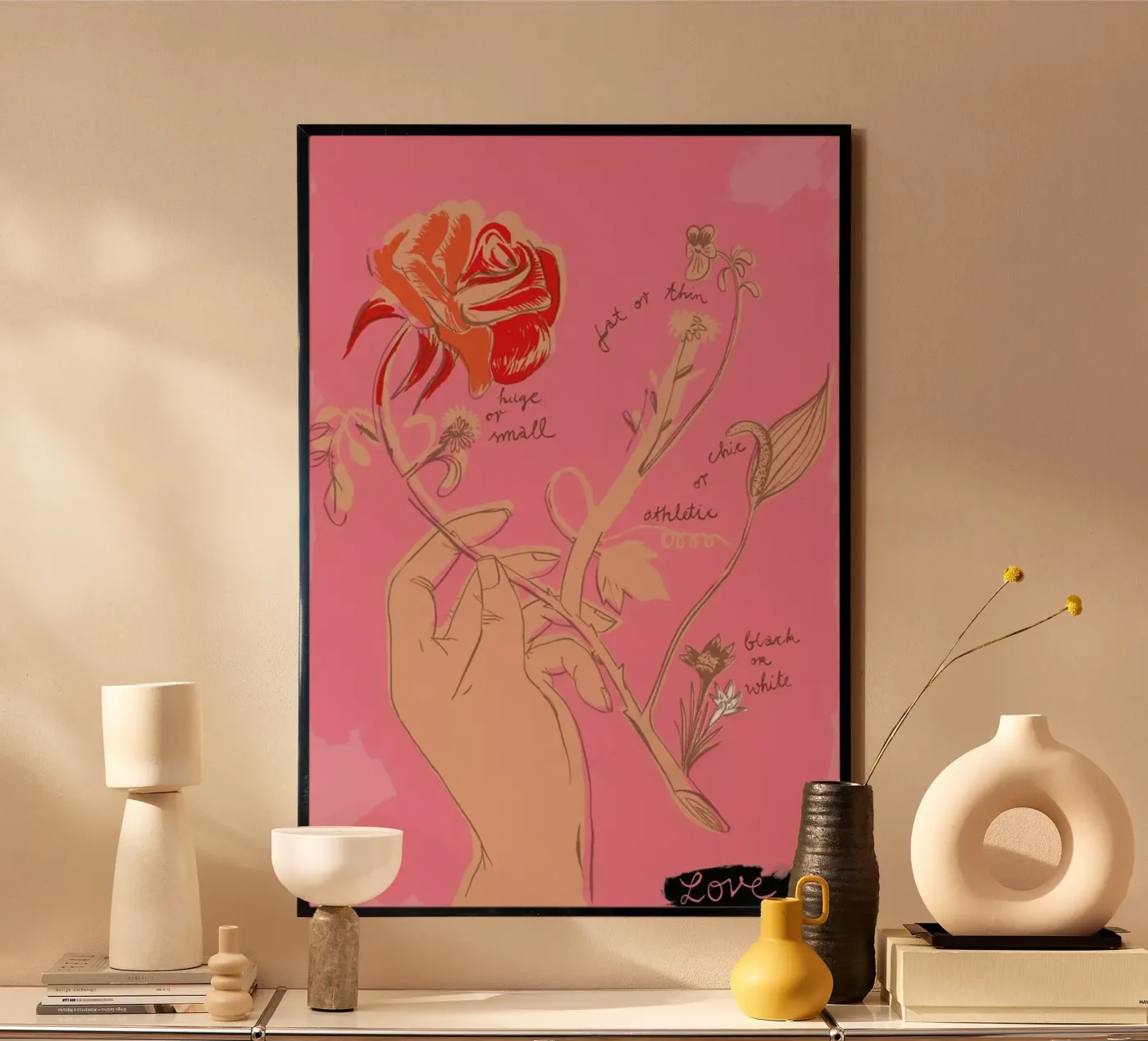 Unconditional Love Poster von Monika Aichele