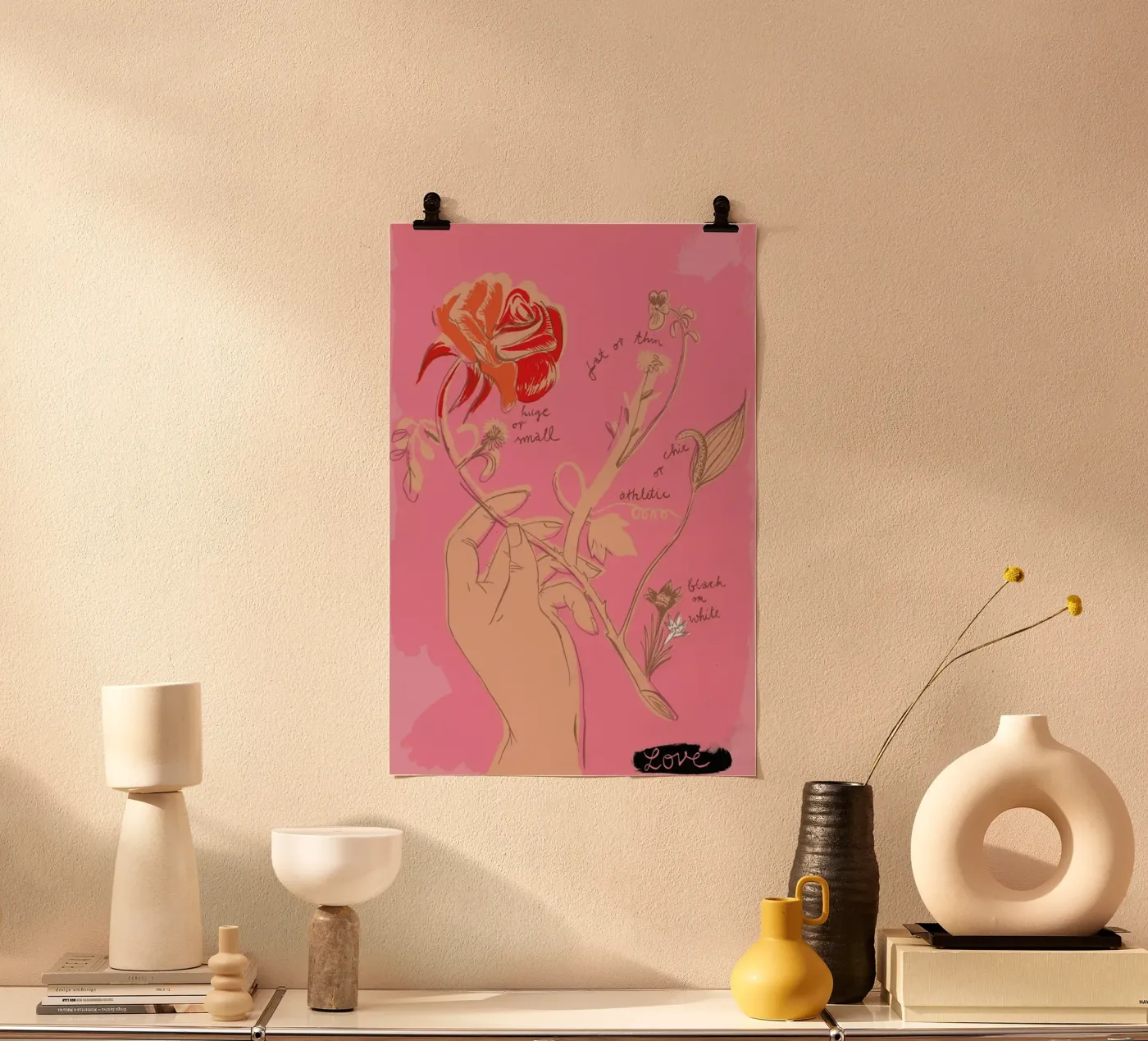 Unconditional Love Poster von Monika Aichele