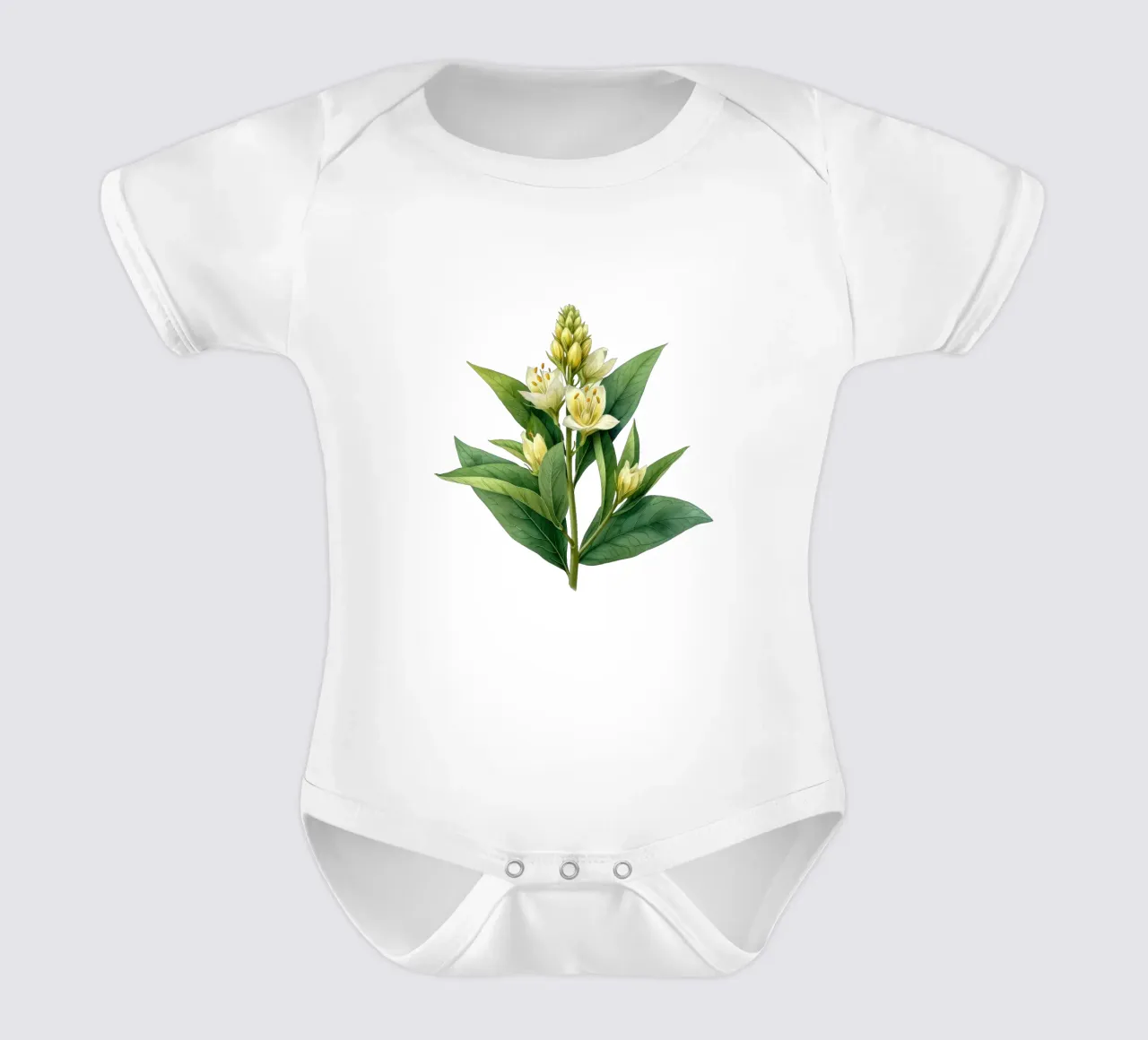 Fiore di foca delle Salomone body neonato maniche corte da Bold Blooms