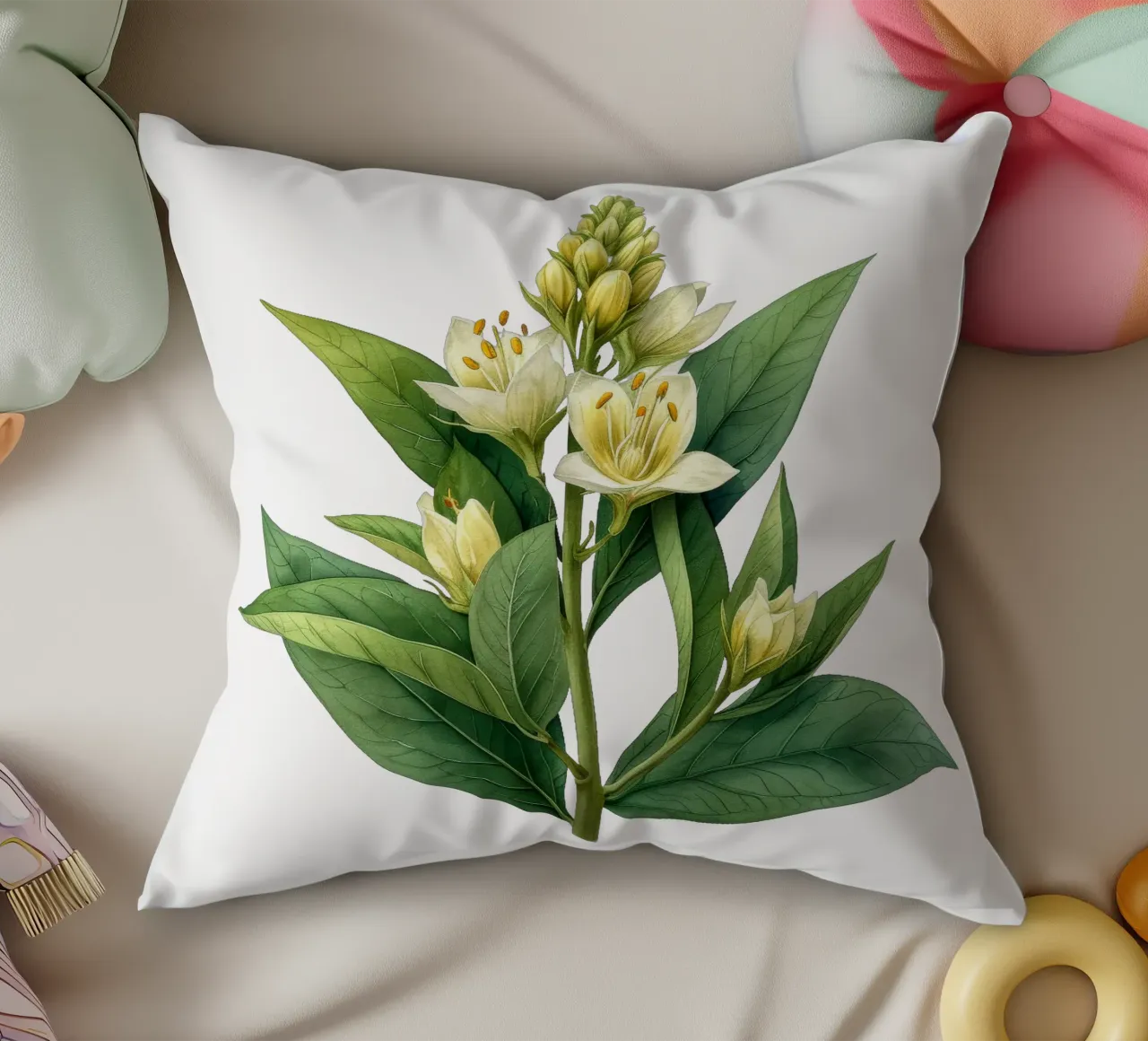 Fiore di foca delle Salomone cuscino da Bold Blooms