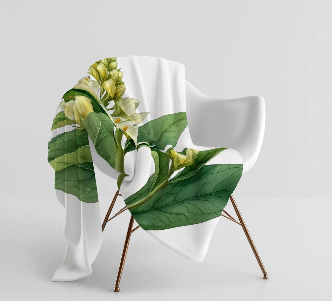Fiore di foca delle Salomone coperta in pile da Bold Blooms