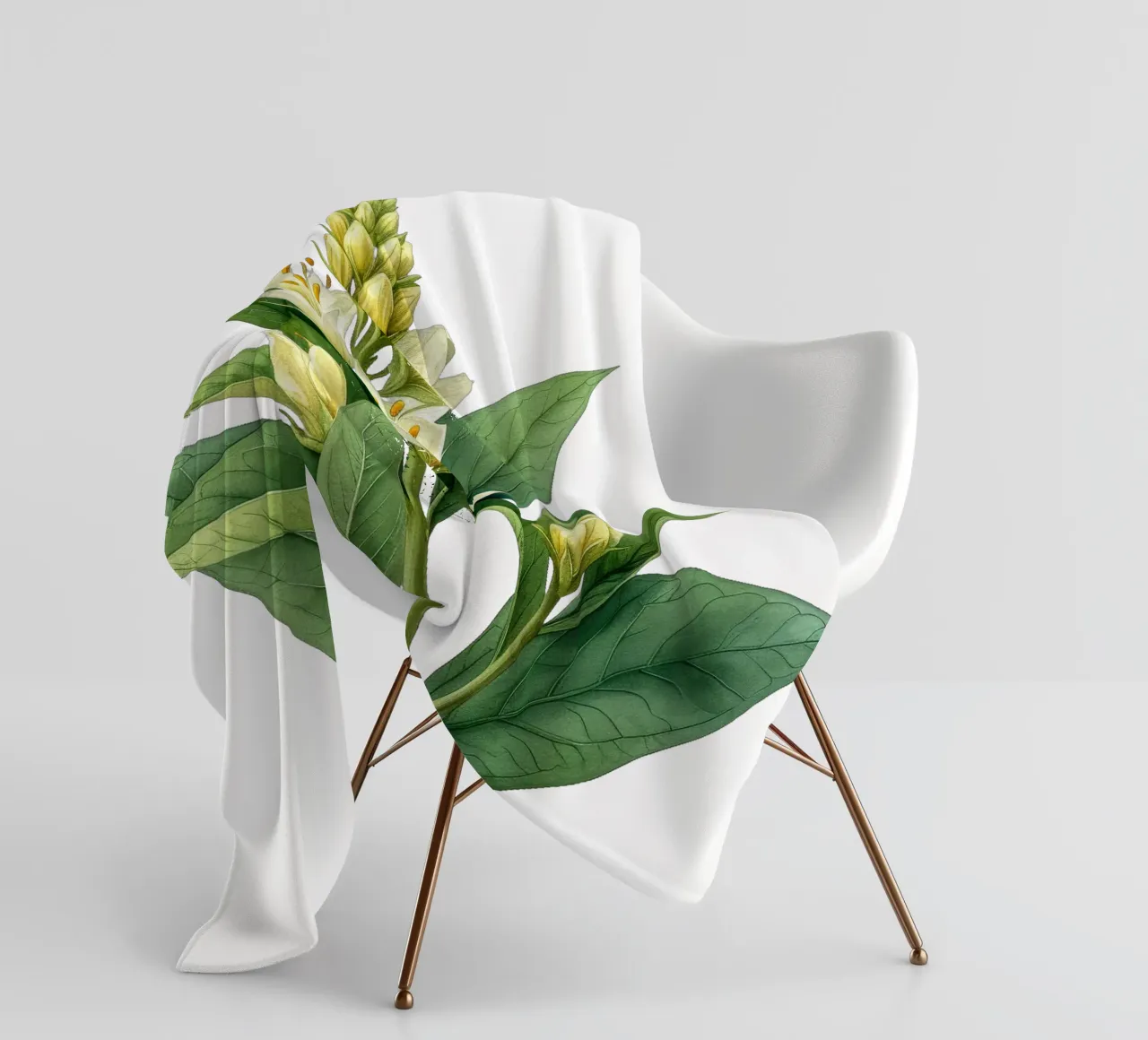 Fiore di foca delle Salomone coperta in pile da Bold Blooms