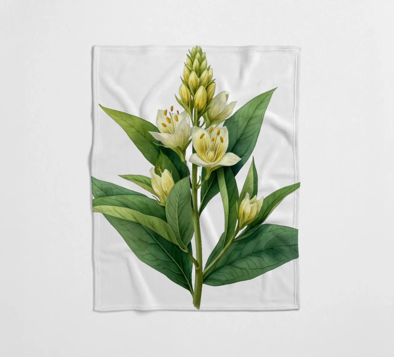 Fiore di foca delle Salomone coperta in pile da Bold Blooms