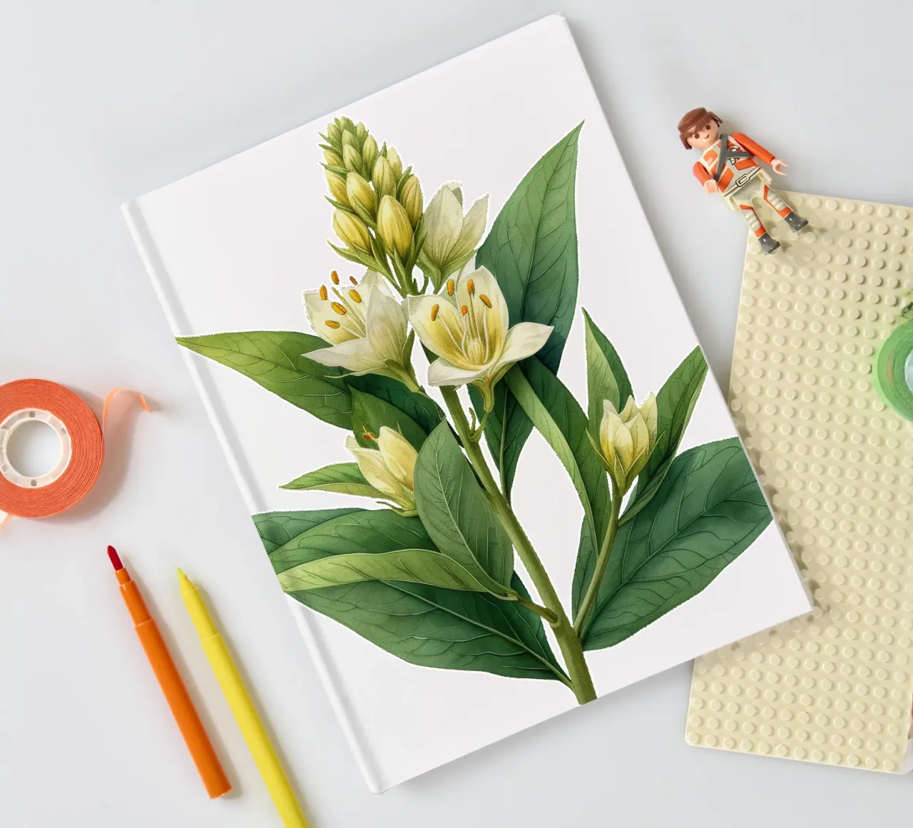 Solomons Seal Flower notebook by Bold Blooms
