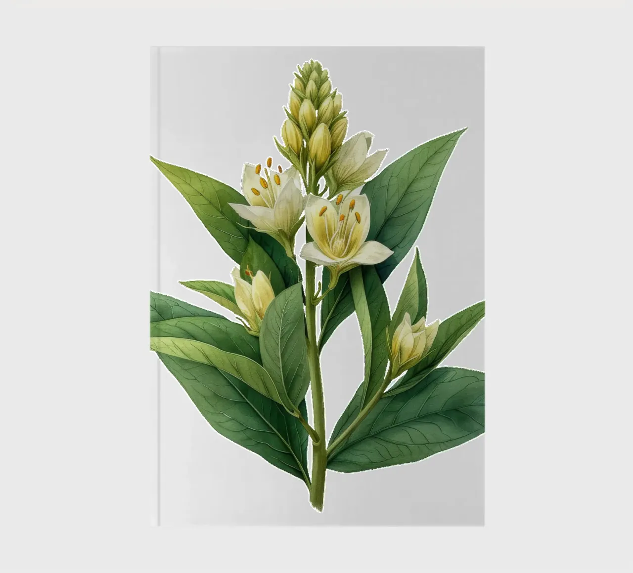 Solomons Seal Flower notebook by Bold Blooms