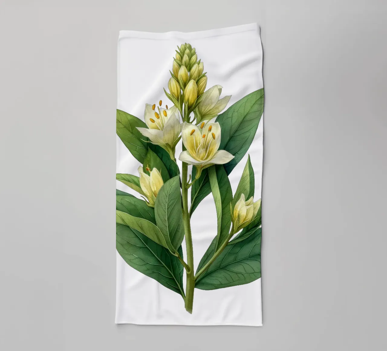 Fiore di foca delle Salomone asciugamano da bagno da Bold Blooms