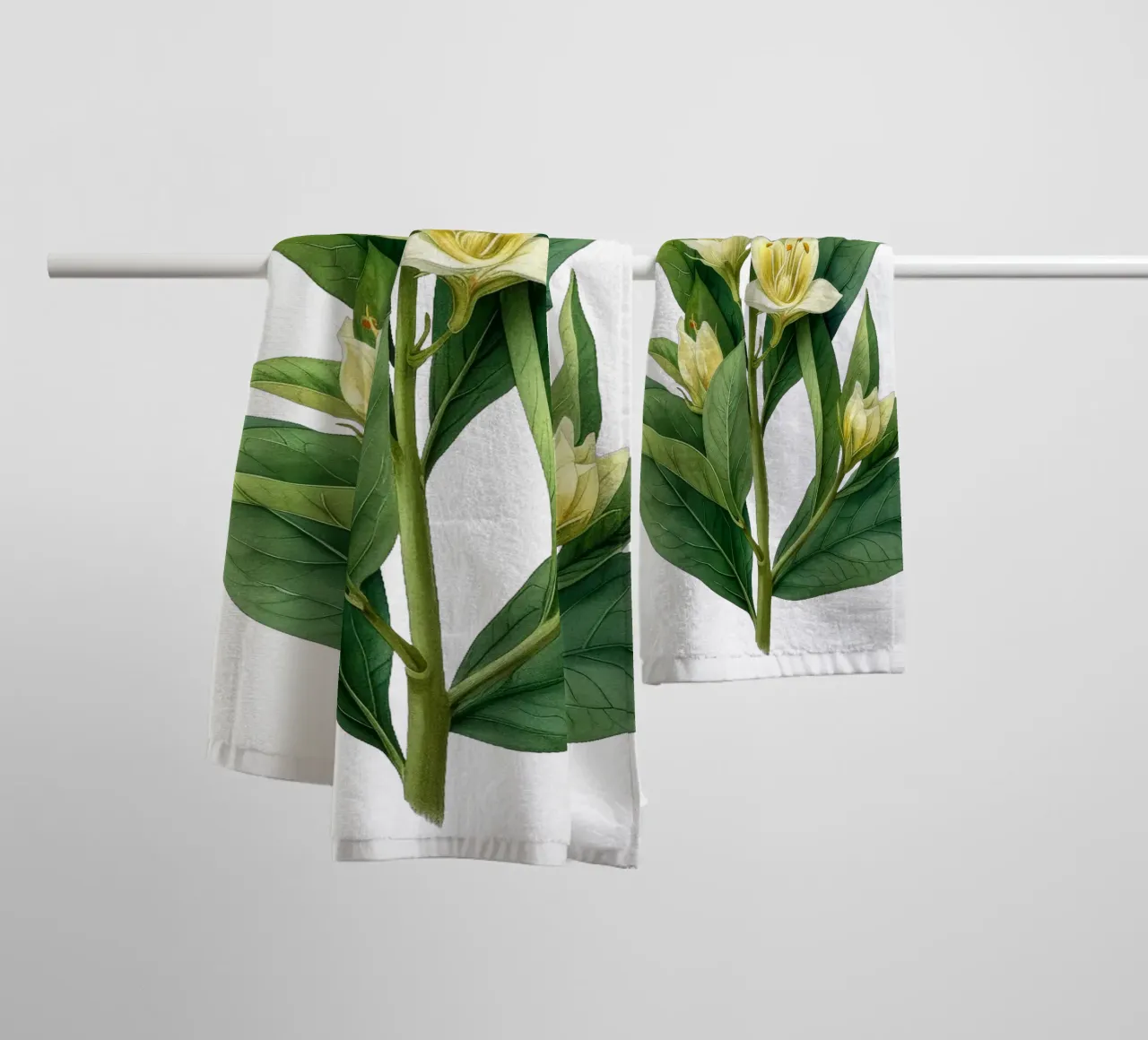 Fiore di foca delle Salomone asciugamano da bagno da Bold Blooms