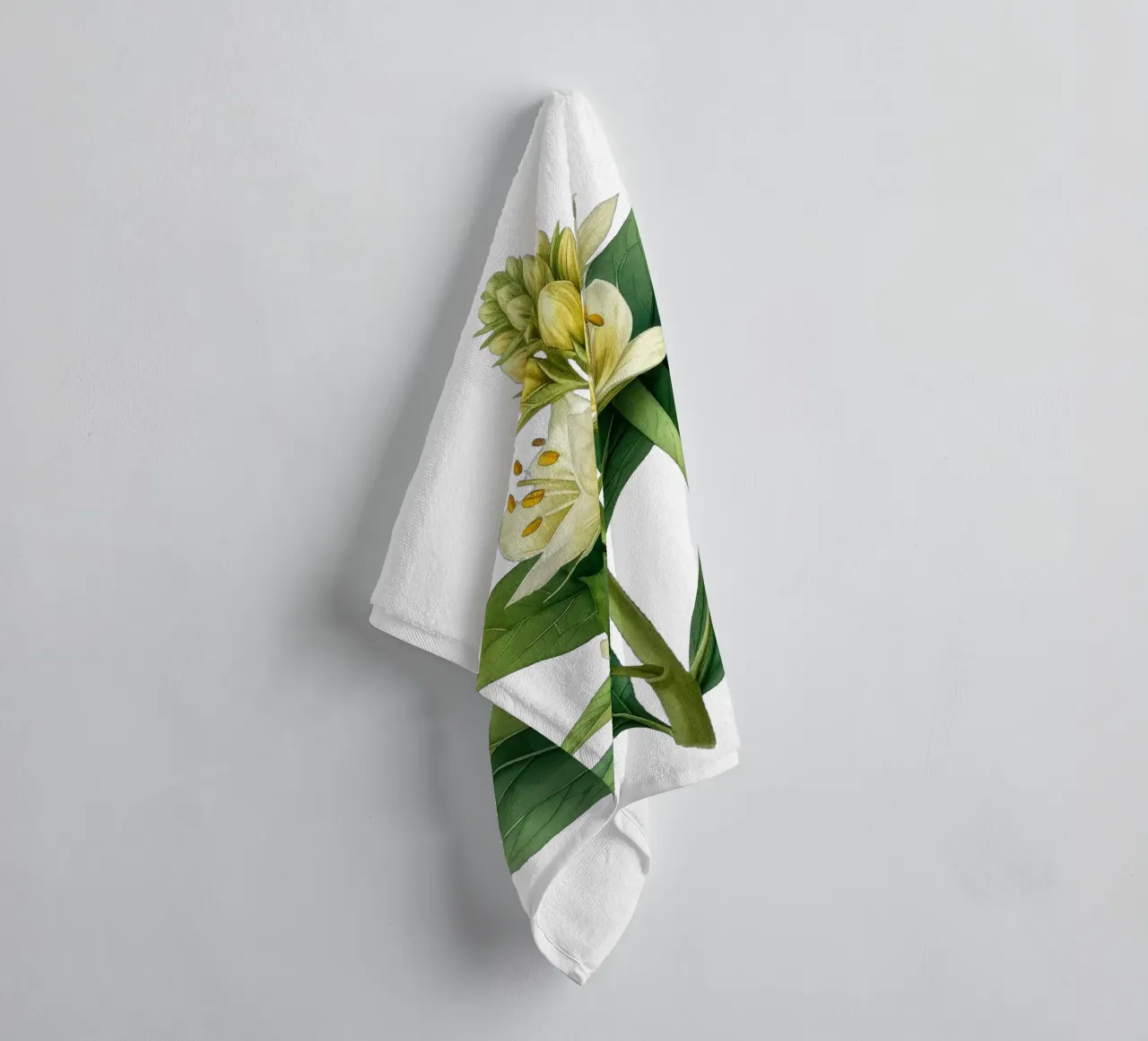 Fiore di foca delle Salomone asciugamano da bagno da Bold Blooms