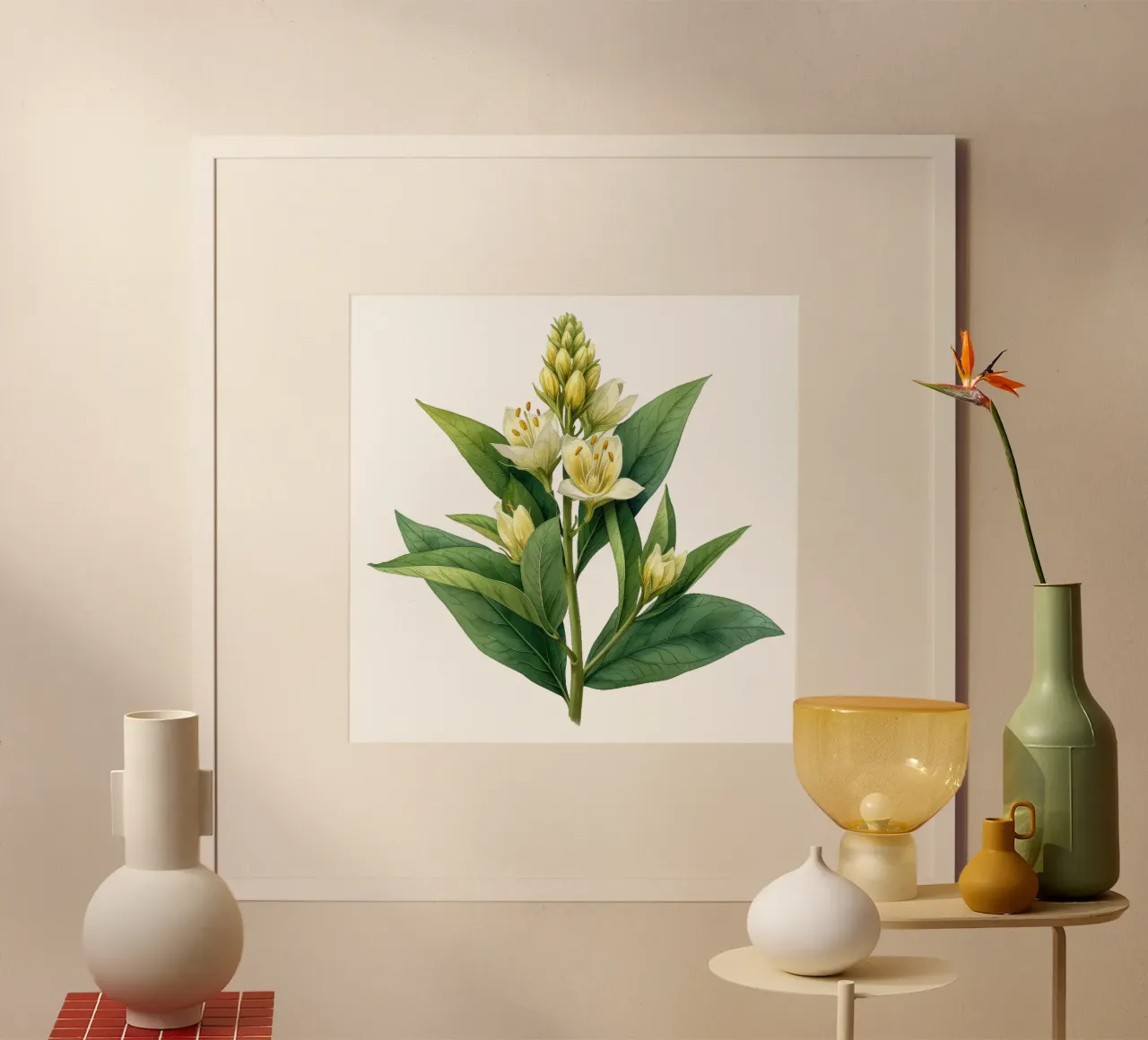 Fiore di foca delle Salomone carta hahnemühle da Bold Blooms