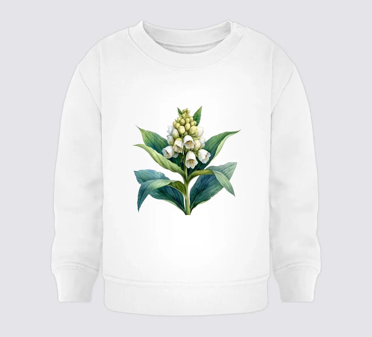 Fiore di foca delle Salomone felpa neonato da Bold Blooms
