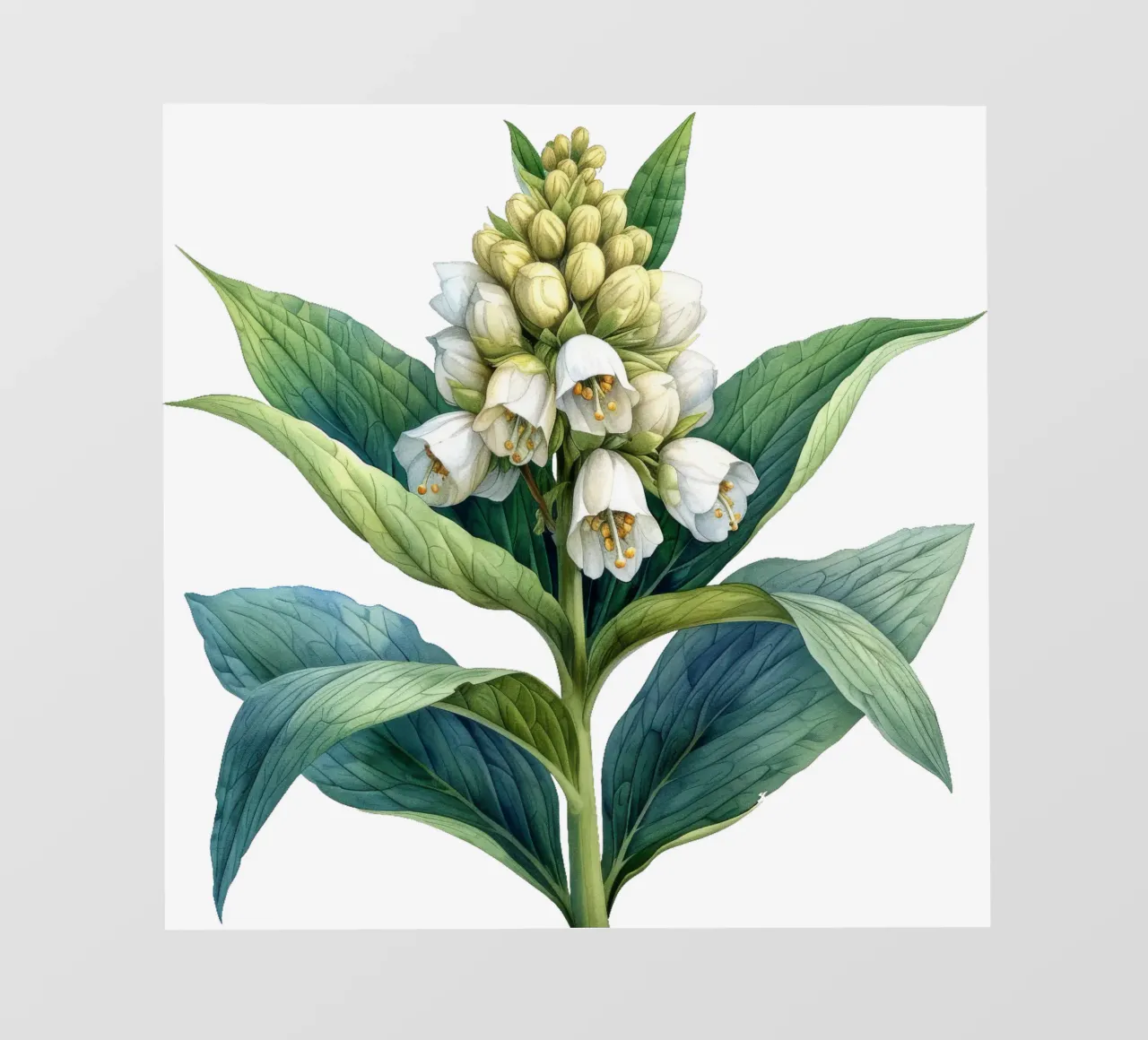 Fiore di foca delle Salomone telo in pvc da Bold Blooms