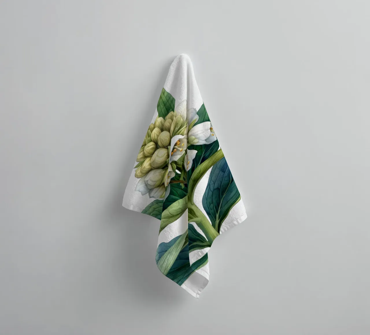 Fiore di foca delle Salomone asciugamano da bagno da Bold Blooms