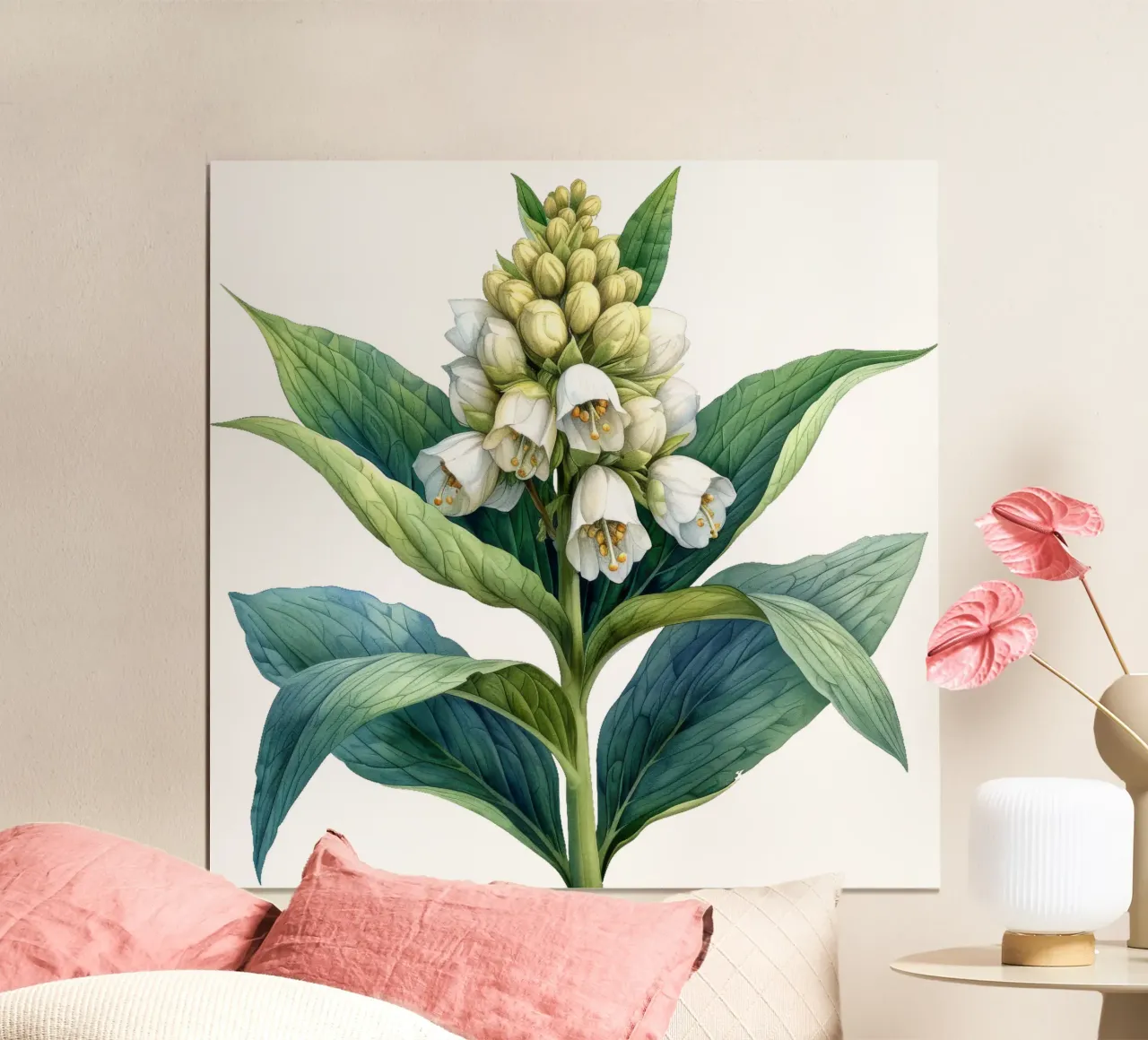 Fiore di foca delle Salomone carta hahnemühle da Bold Blooms