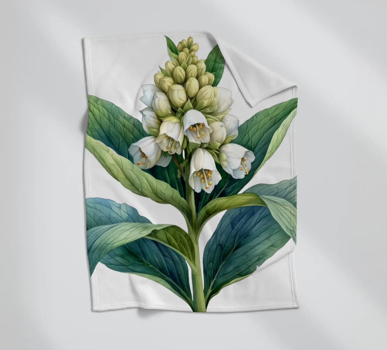 Fiore di foca delle Salomone coperta in pile da Bold Blooms