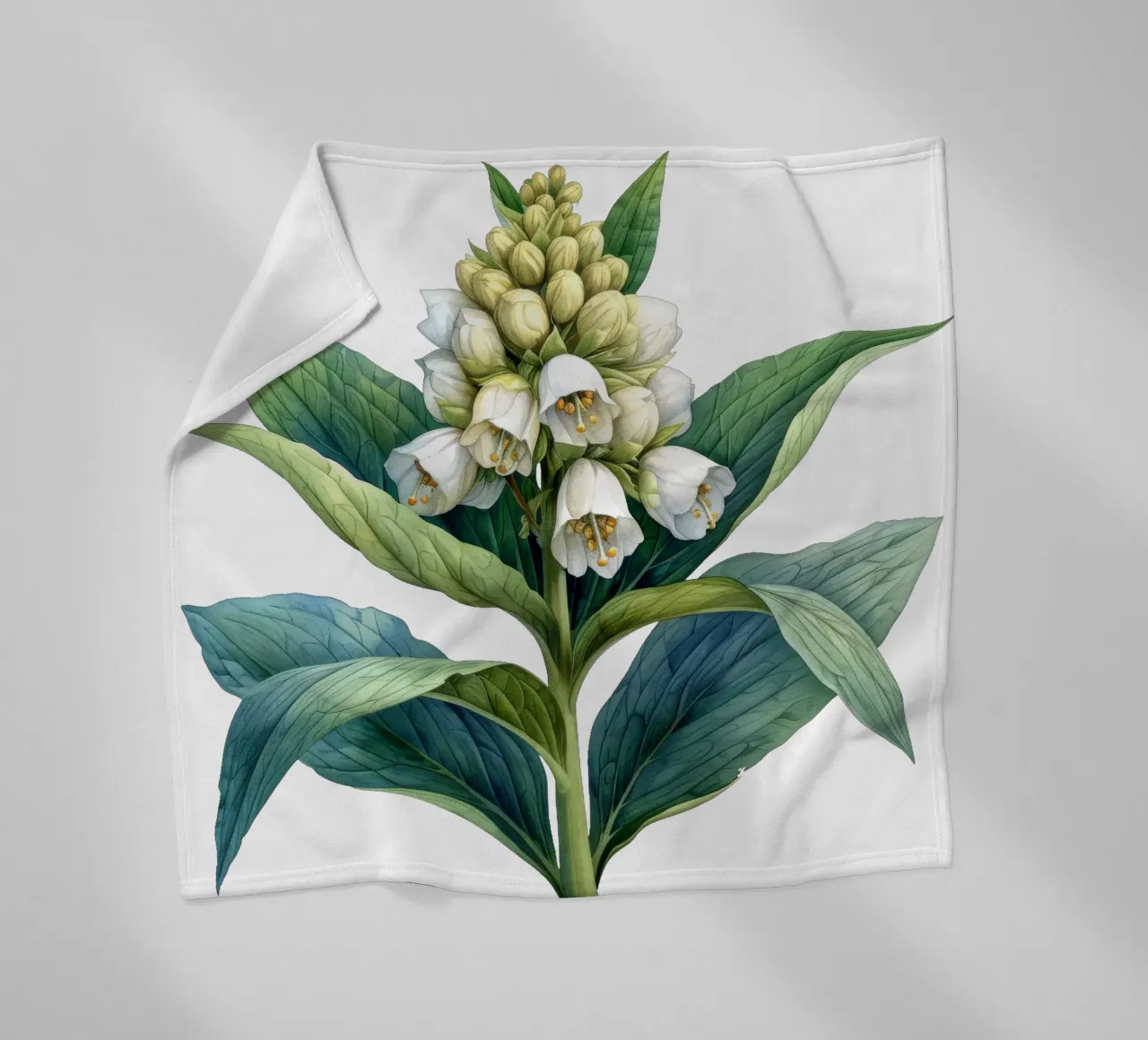 Fiore di foca delle Salomone coperta in pile da Bold Blooms