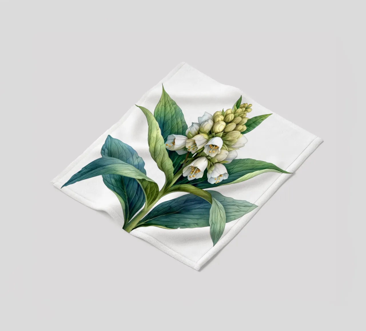 Fiore di foca delle Salomone coperta in pile da Bold Blooms