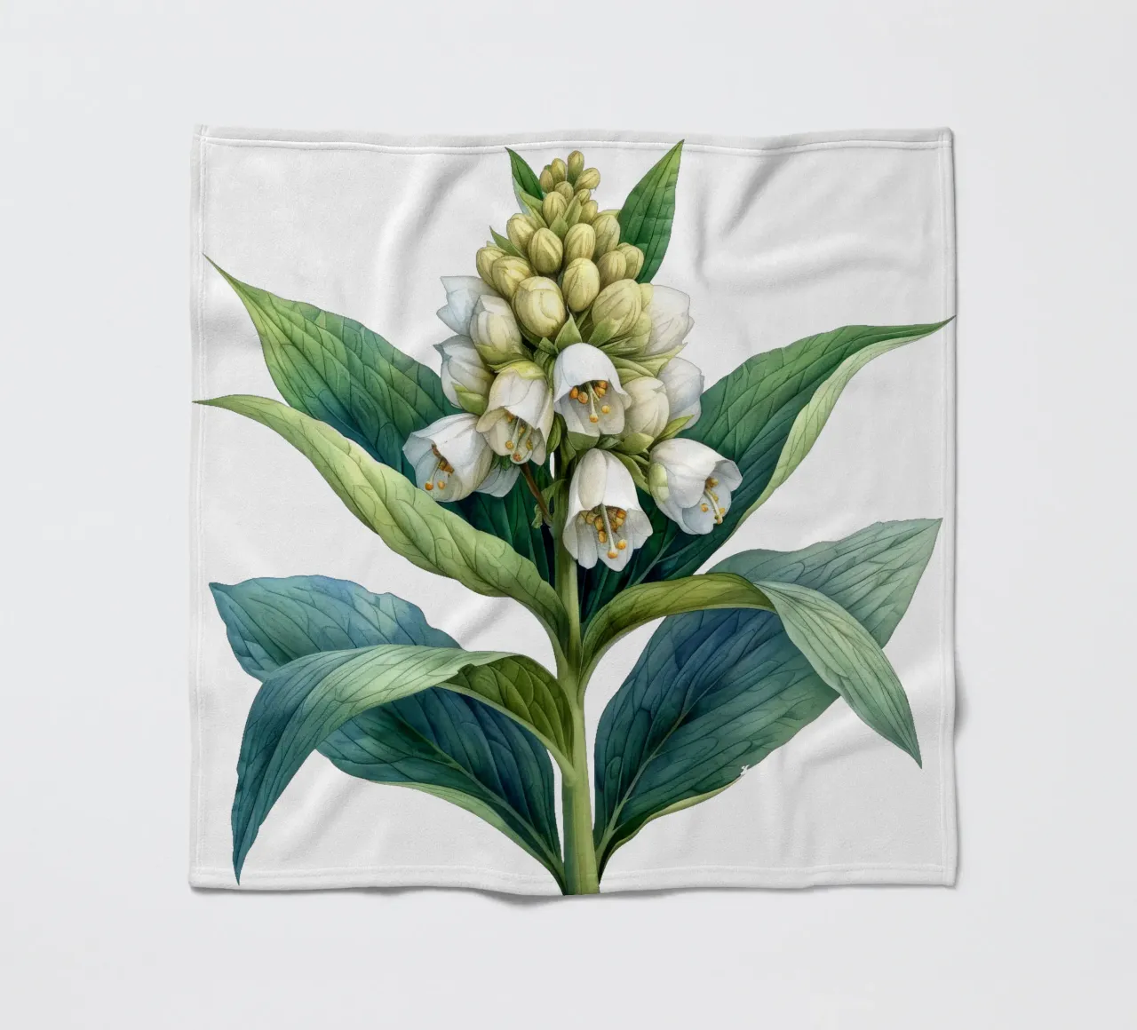 Fiore di foca delle Salomone coperta in pile da Bold Blooms