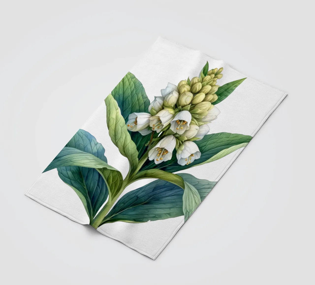 Fiore di foca delle Salomone coperta in pile da Bold Blooms