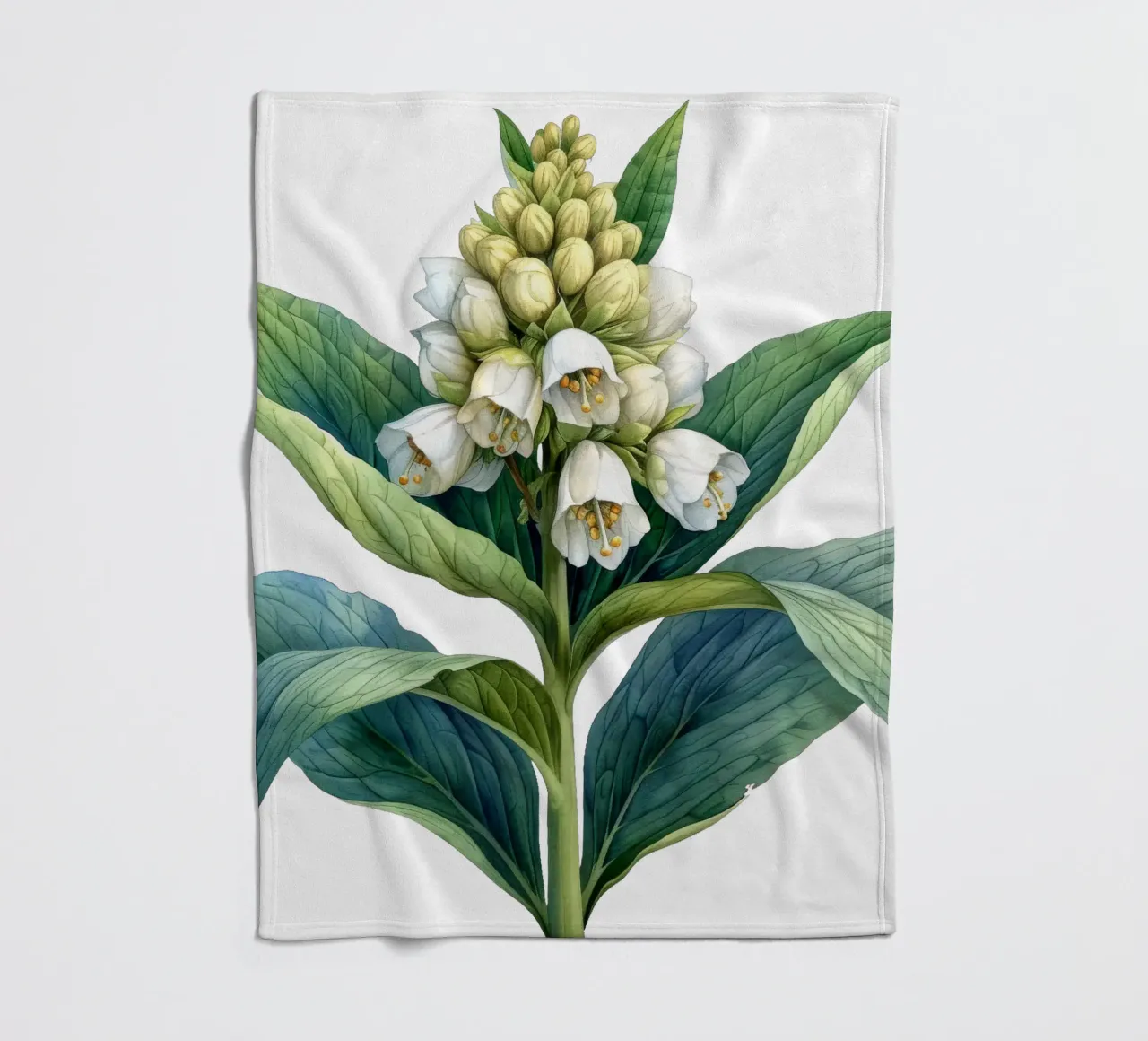 Fiore di foca delle Salomone coperta in pile da Bold Blooms