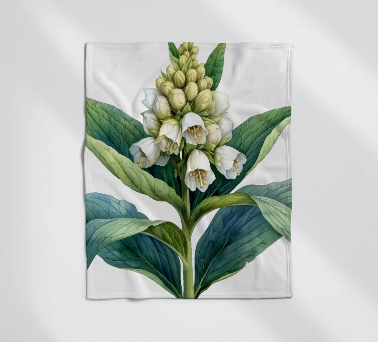 Fiore di foca delle Salomone coperta in pile da Bold Blooms